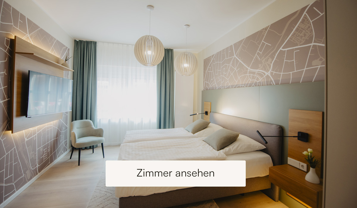 Blick in das Doppelzimmer Komfort